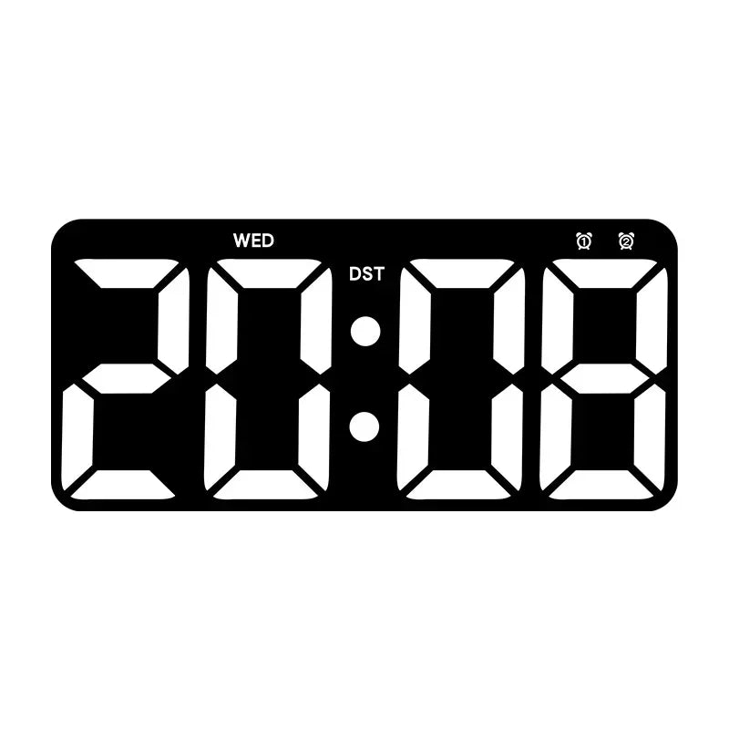 Minimalist LED Digital Wall Clock With Remote Control