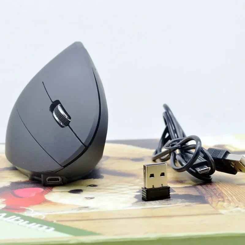 2.4G USB Dual Side Scroll Wheel Mouse For Gamer