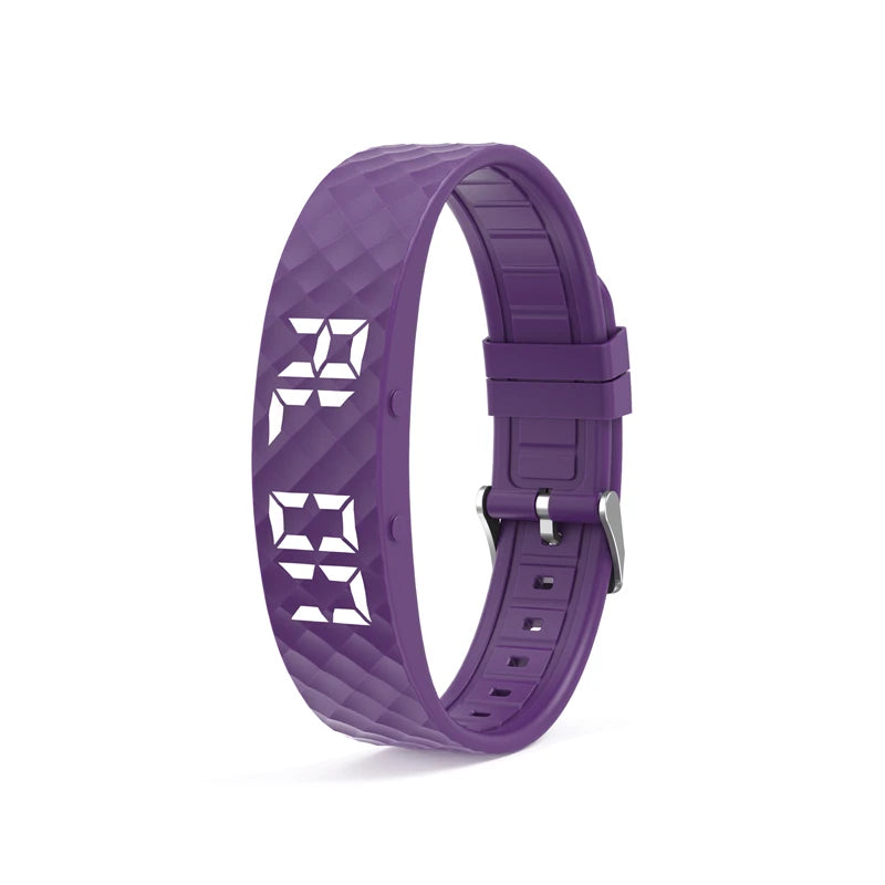 Intelligent Multi-Functional Wristband Fitness Bracelet