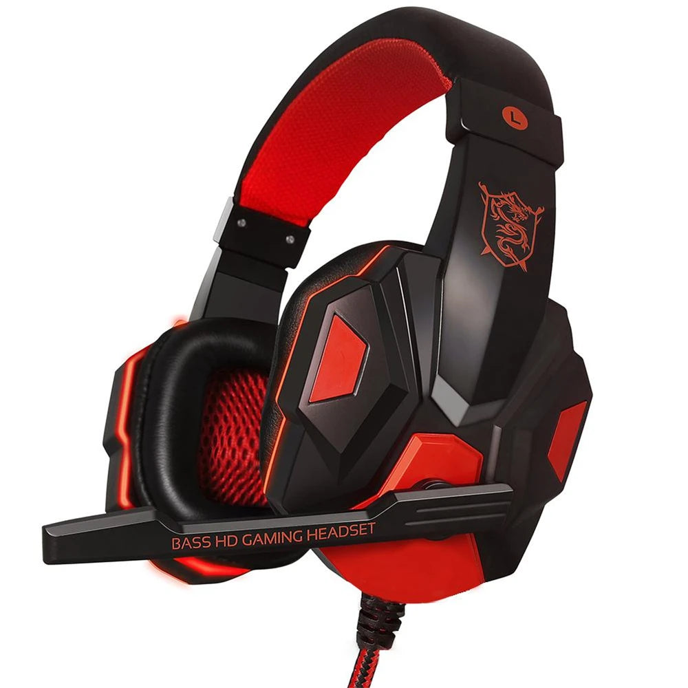 Adjustable PC Bass Stereo Gamer Headset