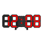 3D LED Digital Clock Wall Decoration Glow Night
