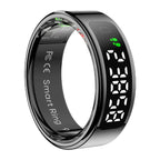 Smart Ring with Display Screen and Touch, Wireless Charging