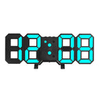 3D LED Digital Clock Wall Decoration Glow Night