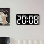 Minimalist LED Digital Wall Clock With Remote Control