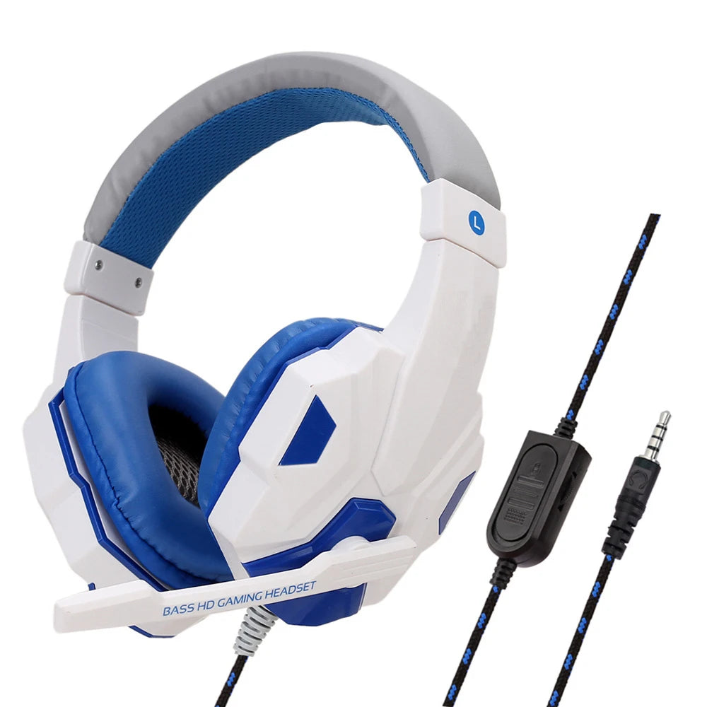 Adjustable PC Bass Stereo Gamer Headset