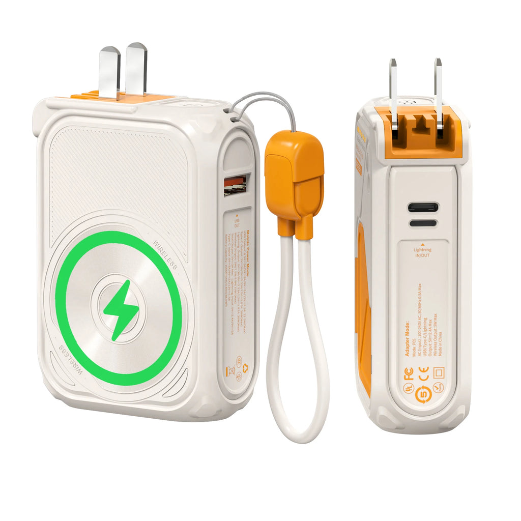 PD 22.5W Fast Charging 10000mAh Magnetic Wireless Power Bank